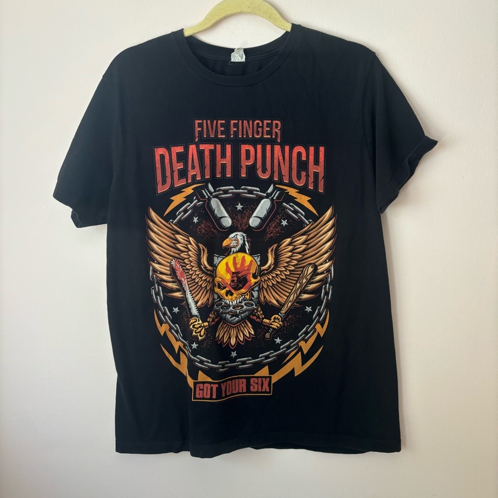 Five Finger Death Punch Got Your Six Eagle Tee